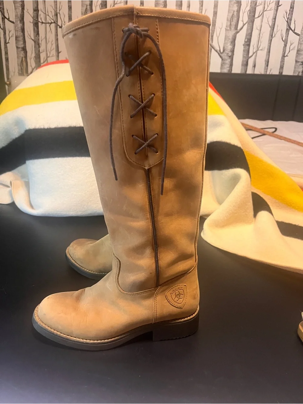 Ariat Tall Leather Boots - Tan